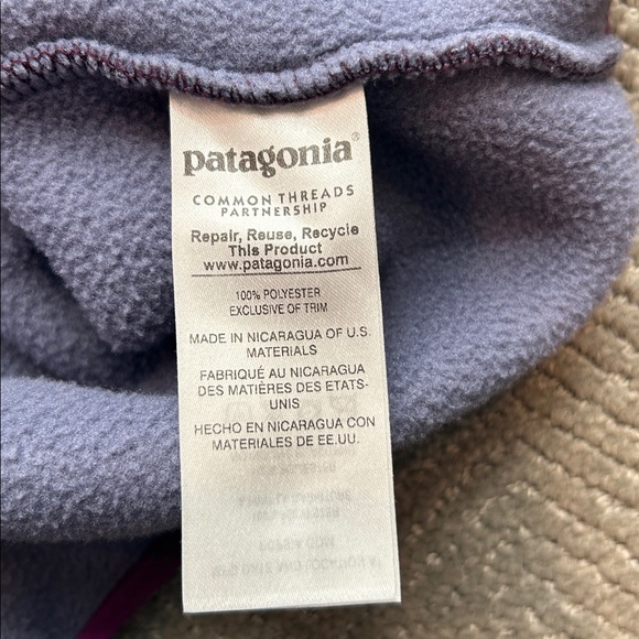 Patagonia Women's Lightweight Synchilla Snap-T Fleece Pullover Size Small - Picture 10 of 10